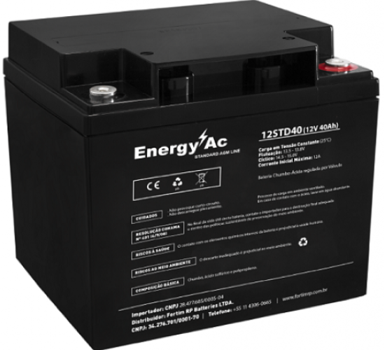 Bateria 12V 40Ah 12STD40 Energy Ac
